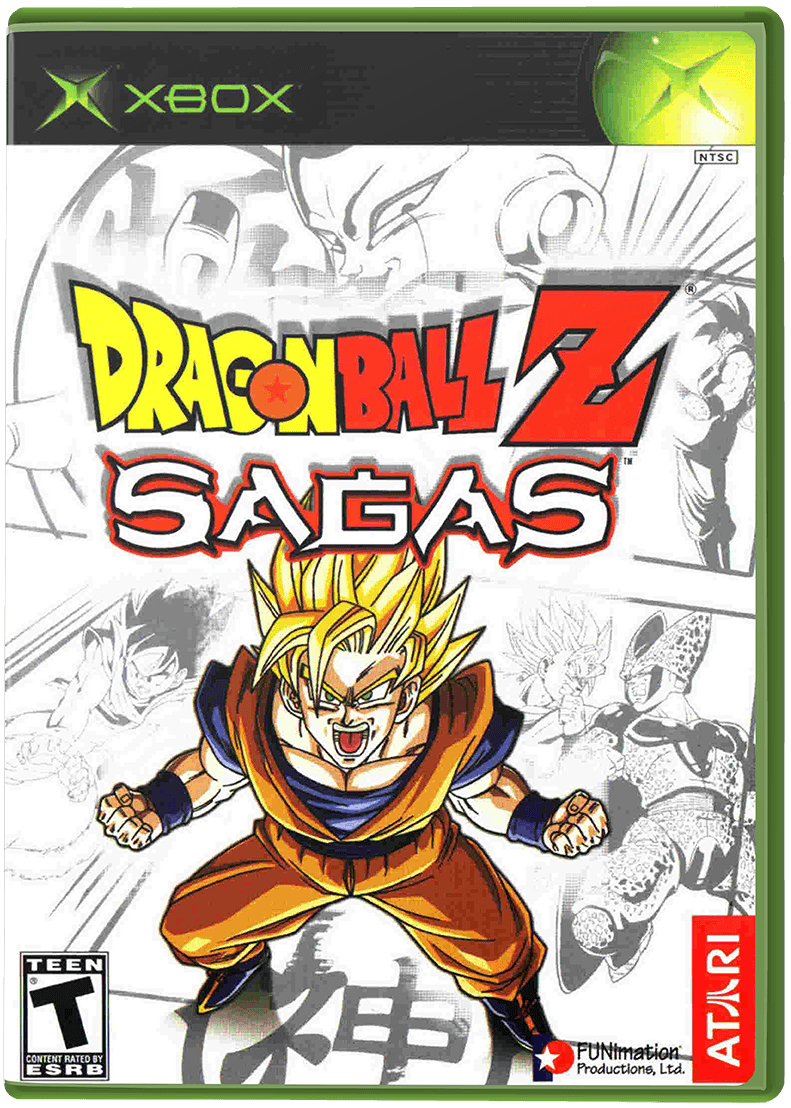 Dragon Ball Z Sagas box art for Xbox